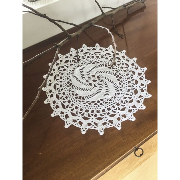 Patron au crochet - Tissu au crochet (D 29 cm)