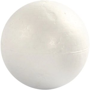 Boules en polystyrène - blanc - Ø10 cm - 5 pcs Boules en polystyrène - blanc - Ø10 cm - 5 pcs