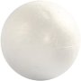 Boules en polystyr�ne - blanc - �10 cm - 5 pcs