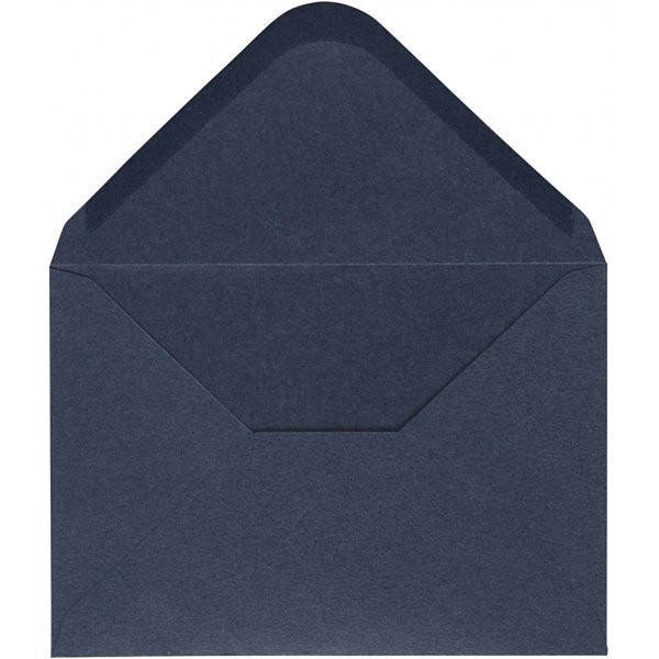 Enveloppe - bleu - 11,5 x 16 cm - 10 pcs Enveloppe - bleu - 11,5 x 16 cm - 10 pcs