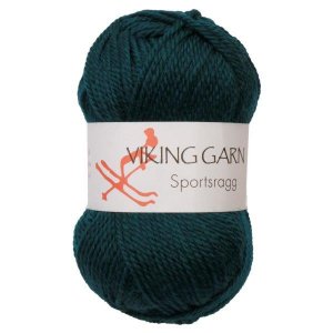 Fil Viking Chiffon de sport 50g - Vert foncé (534) SR Fil Viking Chiffon de sport 50g - Vert foncé (534) SR