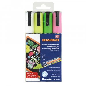 Feutre ZIG Illumigraph PMA-510 6 mm, lot de 4