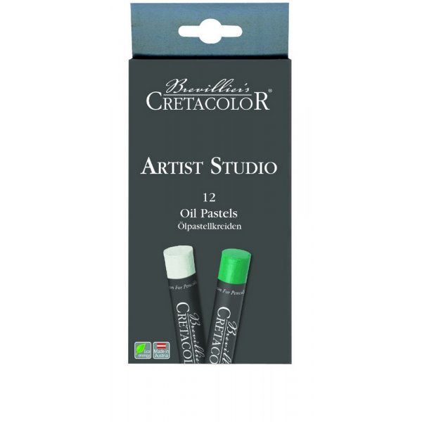 Cretacolor Set de pastels  l\\\'huile Artist Studio - 12 crayons de couleur