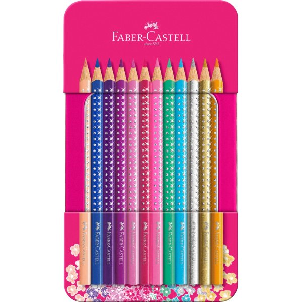 Crayons de couleur Sparkle - 12 couleurs