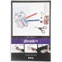 Feuilles de plastique rtractables - transparentes mates - 10 feuilles