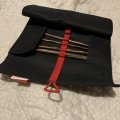 Image client Trousse Sensebag Noir - 18 crayons (Enroulable)
