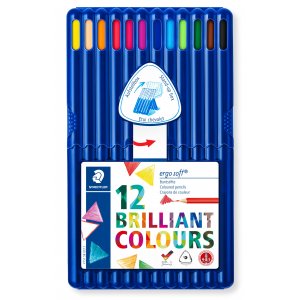 Crayons de couleur Ergo soft - 12 crayons Crayons de couleur Ergo soft - 12 crayons