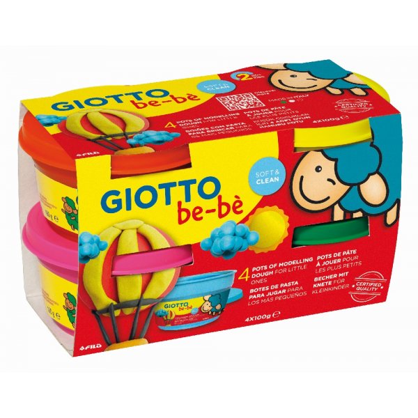 Modle Giotto be-b 4-pack - Orange/Rose/Jaune/Vert