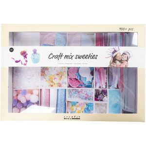 Coffret créatif, couleurs pastel, Sweeties Coffret créatif, couleurs pastel, Sweeties