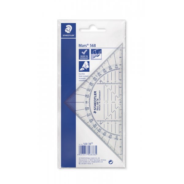 Règle de géométrie Mars Xtra - 16 cm