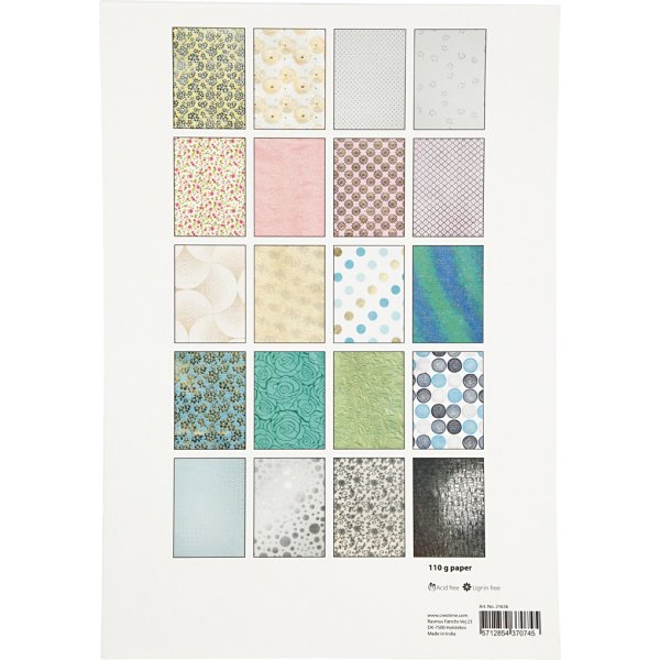 Papier fait main - A4 - 20 feuilles