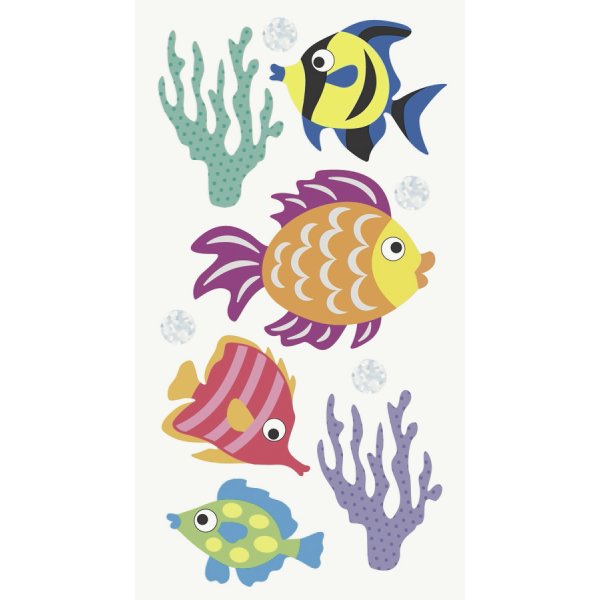 Mlange d\\\'autocollants - Poissons