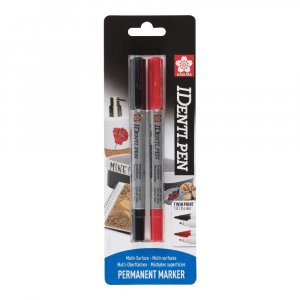 Marqueur permanent Identipen - 2 stylos Marqueur permanent Identipen - 2 stylos