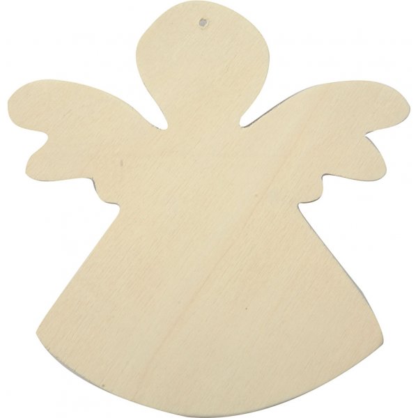 Anges en bois  suspendre - 6 pcs