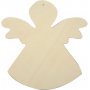 Anges en bois  suspendre - 6 pcs
