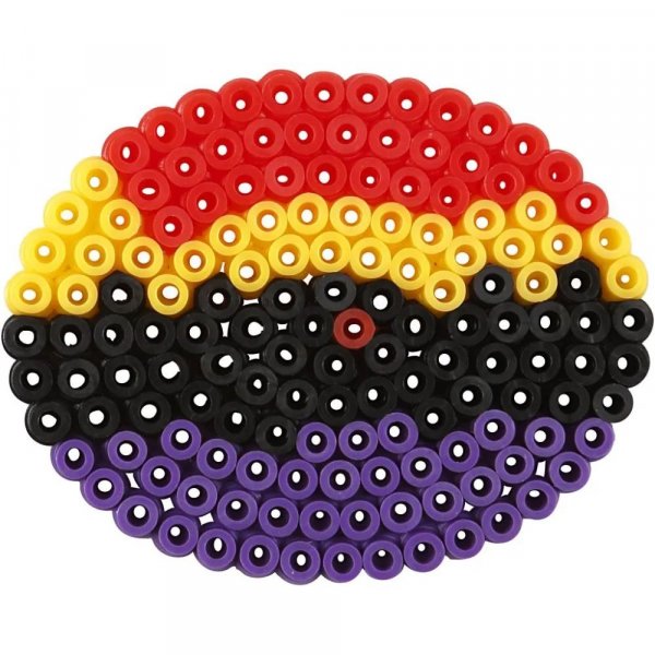 Assiettes perles - Ovale, coeur, hexagonal, cercle, carr, toile - 7x7,5-10,5x9,5 cm - 6 pcs