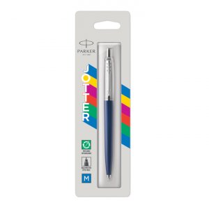 Stylo bille Parker Jotter - Bleu marine - Bleu moyen - 1 blister Stylo bille Parker Jotter - Bleu marine - Bleu moyen - 1 blister