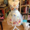 Image client Tissu Tulle Blanc cr�me - 150 cm