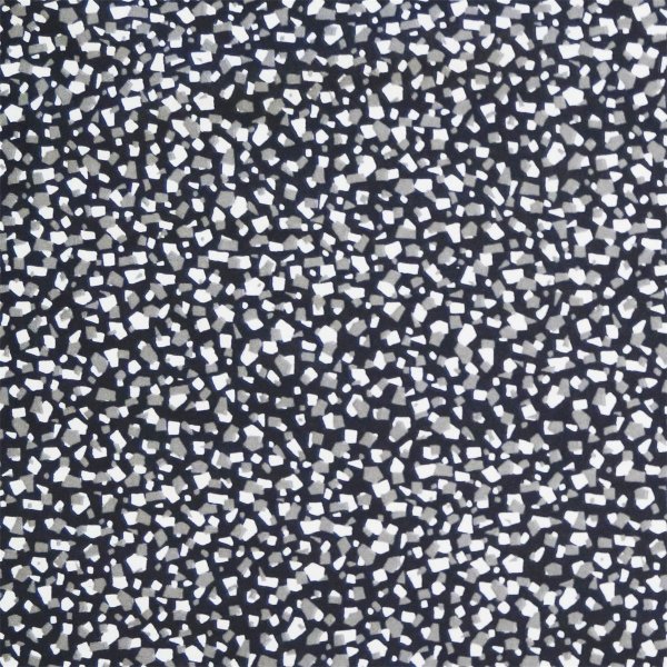 Tissu cir textile Assar noir/gris