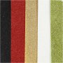 Caoutchouc dcoratif - couleurs mlanges - A5 - 5 pcs