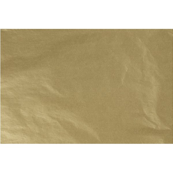 Papier de soie - dor - 50 x 70 cm - 14 g -25 feuilles