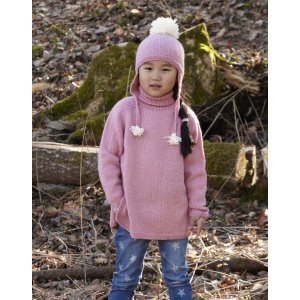 Patron Tricot - Pull & Bonnet avec Pompons (Tailles Junior) Patron Tricot - Pull & Bonnet avec Pompons (Tailles Junior)