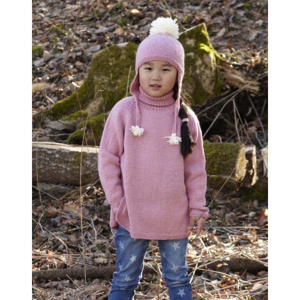 Patron Tricot - Pull & Bonnet avec Pompons (Tailles Junior)