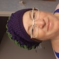 Image client Fil DROPS Paris Uni Color - 50g - Violet foncé (08)