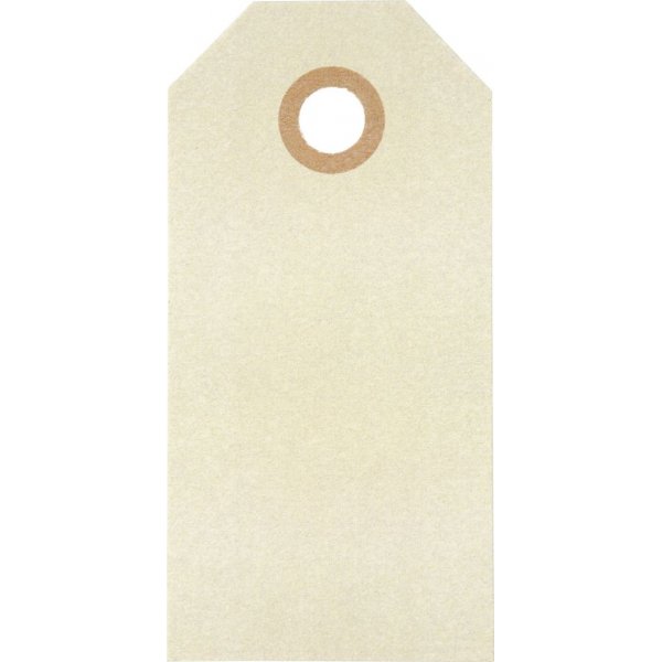 Marqueurs Manille - crme - 4 x 8 cm - 1000 pcs