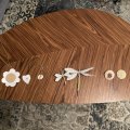 Image client Boutons en bois 100 pcs 50 mm