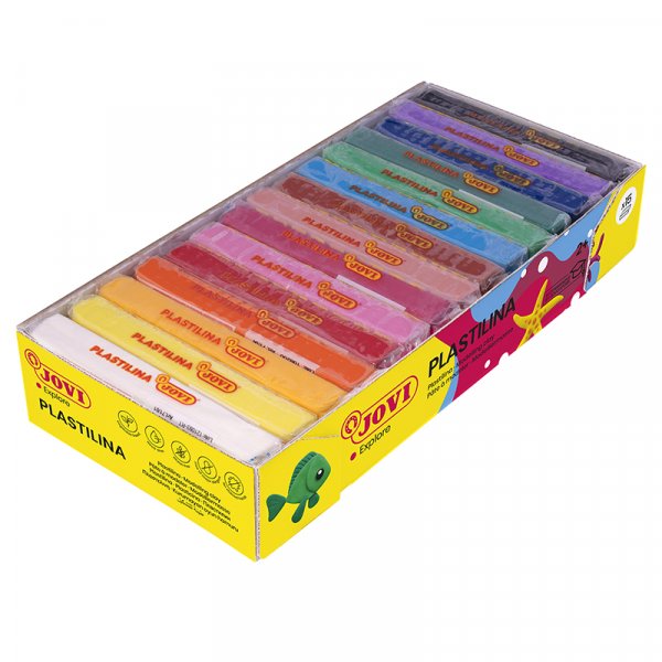 Argile - Jovi Plastilina - paquet de 15 couleurs mlanges