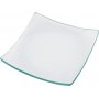 Plat en verre - 11,5 x 11,5 cm - 12 pcs