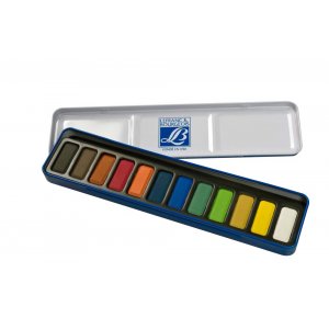 Coffret aquarelle L&B en Métal - 12 Gobelets Coffret aquarelle L&B en Métal - 12 Gobelets