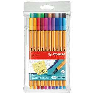 Fineliner Point 88 - paquet de 20 Fineliner Point 88 - paquet de 20