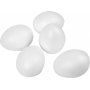 Oeufs en polystyrne - blanc - H8 cm - 50 pcs