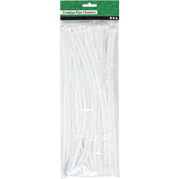 Cure-pipe - 15 mm - blanc - 15 pcs