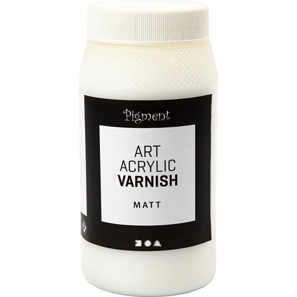 Vernis final Art Acrylique - transparent mat - blanc - 500 ml