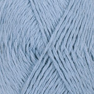Fil DROPS Belle Uni Color - 50g - Bleu jean (15) Fil DROPS Belle Uni Color - 50g - Bleu jean (15)