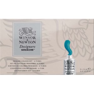 Peinture Gouache W&N Designer - Couleurs primaires Peinture Gouache W&N Designer - Couleurs primaires