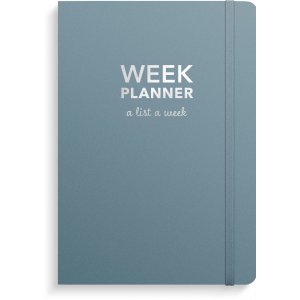 Agenda semainier Burde - Non daté - Bleu Agenda semainier Burde - Non daté - Bleu
