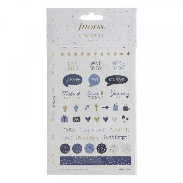 Autocollants 284 pcs - Indigo