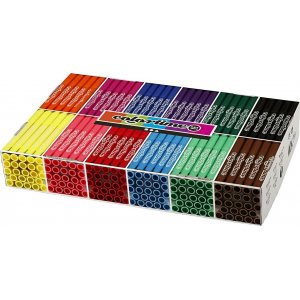 Crayons Colortime - couleurs standards - 5 mm - 24 pcs Crayons Colortime - couleurs standards - 5 mm - 24 pcs