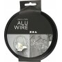 Fil d'aluminium - 2 mm - noir - 10 m