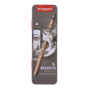 Crayons graphite bruynzeel - 6 crayons Crayons graphite bruynzeel - 6 crayons
