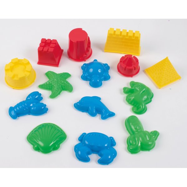 Moules  sable - 14 pcs