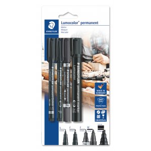 Marqueurs permanents Lumocolor Mix - 4 Stylos Marqueurs permanents Lumocolor Mix - 4 Stylos