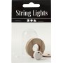 Guirlande lumineuse LED - argent - 27 cm