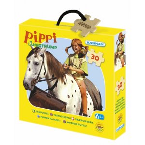 Puzzle en frêne Pippi Brindacier 30 pièces Puzzle en frêne Pippi Brindacier 30 pièces
