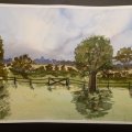 Image client Bloc Aquarelle Coll� Rough Grove Arches 300g - A4
