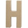 Lettre en carton - H - 5 cm